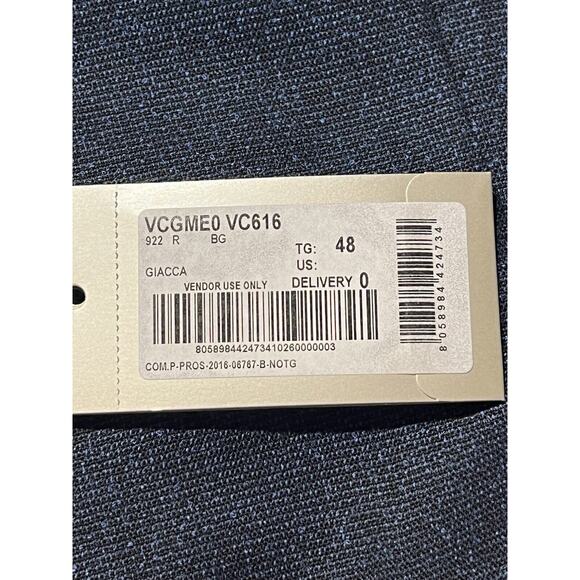 New Armani Collection 38R Sapphire Cobalt Royal Blue Metallic Blazer Suit Jacket - Picture 12 of 12